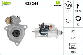 VALEO 438241 - Motor de arranque - VALEO ORIGINS NEW OE TECHNOLOGY